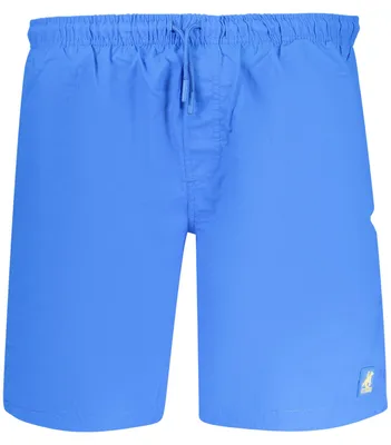 Produktbild von Blaue Herren-Badehose mit elastischem Bund und Taschen