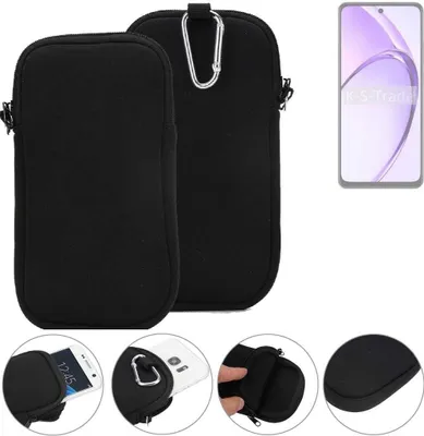 Produktbild von K-S-Trade Neopren-Hülle Handyhülle kompatibel mit Oppo A3x PKD130 Schutzhülle Neoprenhülle Sleeve Schutz-Hülle Gürtel Tasche Case Holster