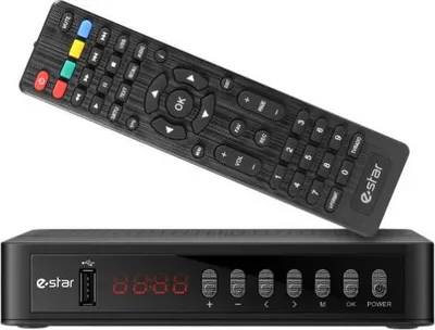 Produktbild von eSTAR T2 618 UHD TV Set-Top-Box Terrestrisch Full HD Schwarz