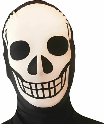 Produktbild von Totenkopf Morphsuits Morphmaske / Halloween Karneval Fasching Kostüm Zubehör