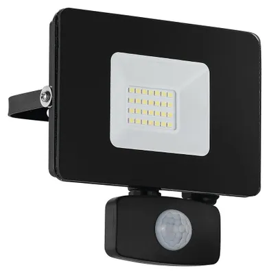 Immagine prodotto di Faretto Esterno Moderno Faedo 3 Alluminio Nero Sensore Led H14Cm