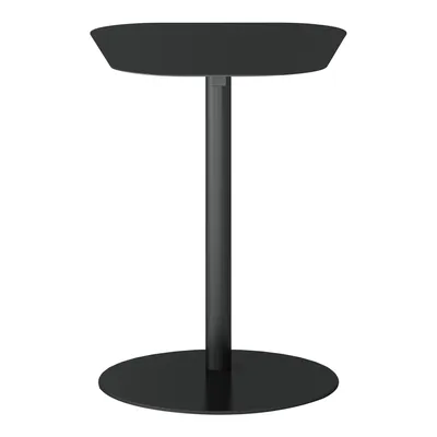 Produktbild von Beistelltisch 'Nastätten' Balkontisch Metall 50 x 50 x 38 cm Schwarz, matt