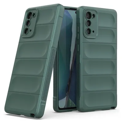 Immagine prodotto di Custodia Galaxy Note 20, Custodia protettiva in silicone TPU morbido antiurto per Samsung Galaxy Note 20 5G Verde