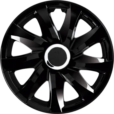 Produktbild von NRM Drift 15" Universal Radkappe schwarz press-on 1 Stück