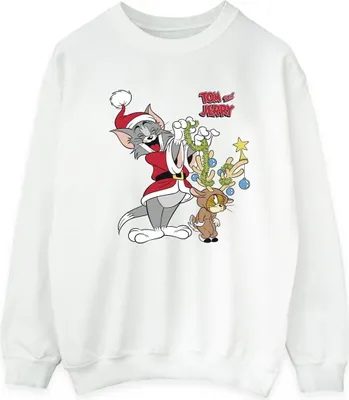 Produktbild von Tom & Jerry - Sweatshirt für Herren BI47144 (3XL) (Weiß)