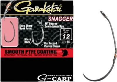 Obrázok produktu pre Gamakatsu® G-Carp Snagger 10ks vel. 8