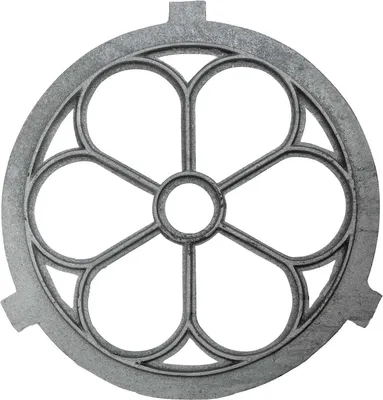 Produktbild von Graues Stallfenster aus Eisen im Antik-Stil, 61 cm
