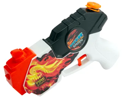 Produktbild von Waterzone Storm Trick Blaster, farbig Bedruckt, Abzugsmechanismus, 270 Grad schwenkbare Mündung, Doppelstrahl, Tankvolumen: 150ml, Reichweite: 6m, 20c
