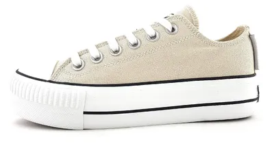 Immagine prodotto di Scarpe basse da donna British Knights Kaya Low, modello stringato, sneakers, colore beige, ideali per il tempo libero