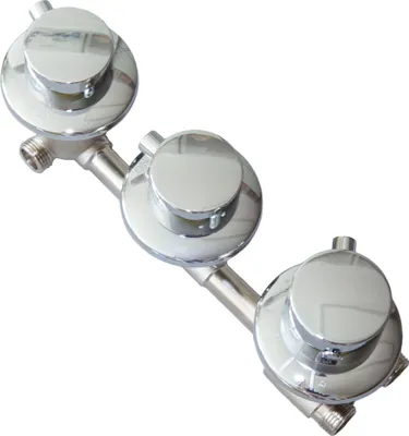 Produktbild von Ersatz Thermostat Armatur 3 fach Umschalter Dusche D38 10cm