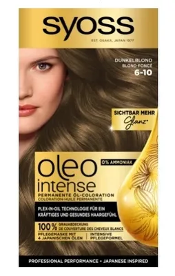 Produktbild von SYOSS Oleo Intense 6-10 Dunkelblond, Blond, 6-10, Dunkelblond, Frauen, Ammoniak, Box