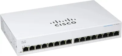 Obrázok produktu pre Cisco CBS110, Nespravované, L2, Gigabit Ethernet (10/100/1000), Plne duplexný režim, Inštalácia do Racku, 1U
