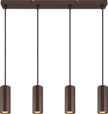 Obrázek produktu pro Lustr Globo James 57919-4H 4x GU10 25 W bronz matný