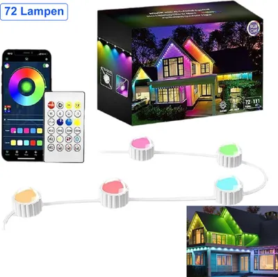 Produktbild von RGB LED Streifen Innen, 30,8 m, Musikaktiv & DIY Lichtshows, APP kompatibel