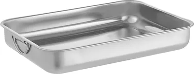 Produktbild von Famanu Auflaufform 35 cm, rechteckig, Edelstahl, mit Handgriffen