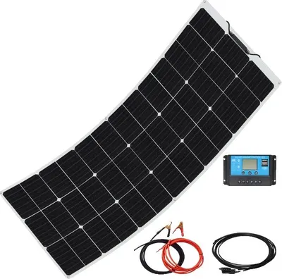 Zdjęcie produktu dla Elastyczny panel słoneczny, 150 W, ładowanie 18 V, zestaw solarny 12 V 150 W