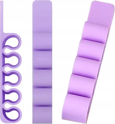Image de Organisateur de bureau en silicone - violet
