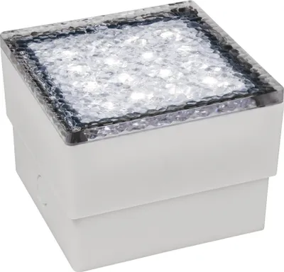 Produktbild von LED-Bodenleuchte McShine Pflasterstein 10x10x7cm 80lm IP65 neutralweiß,230V 1.5W