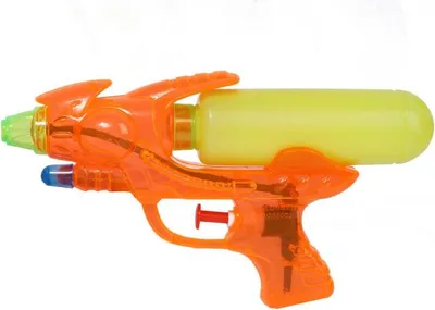 Zdjęcie produktu dla PISTOLET NA WODĘ 20 cm POMARAŃCZOWO ŹÓŁTY