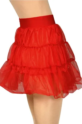 Produktbild von K84250842 rot Damen Petticoat kurz Unterrock