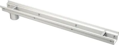 Obrázok produktu pre Žľab Alcadrain nerezový odtokový 100 mm s odtokom na dne