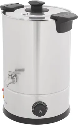 Immagine prodotto di Fornello per fusione della cera, 1800W, 12L, in acciaio inossidabile, con coperchio, temperatura regolabile da 30 a 110°C, a doppio strato, ideale per la produzione fai-da-te di candele