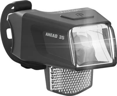 Produktbild von A HEAD Fahrrad Scheinwerfer LED Akku Batterie Lampe Büchel 35 Lux mit USB
