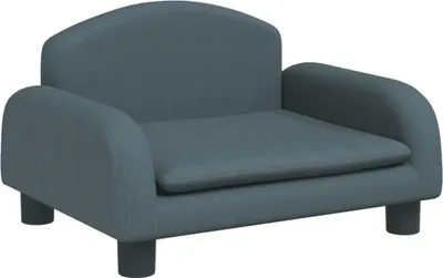 Obrázok produktu pre vidaXL Detská pohovka tmavosivá 50x40x30 cm látka