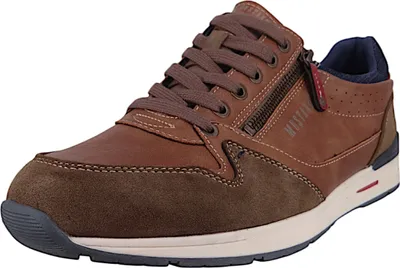 Obrázok produktu pre Mustang pánske šnurovacie tenisky nízka obuv na zips 4154-313, veľkosť:44 EU, farba:Brown