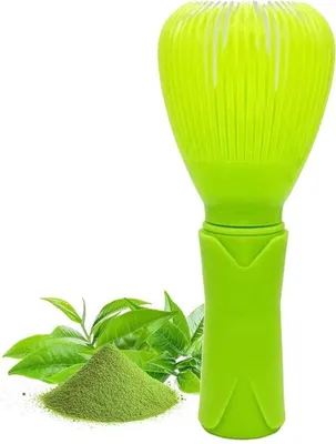 Traditionelles Bambus-Matcha-Schneebesen-Set zur Zubereitung von Matcha-Tee, ideal zum Aufschlagen von Matchapulver und zum