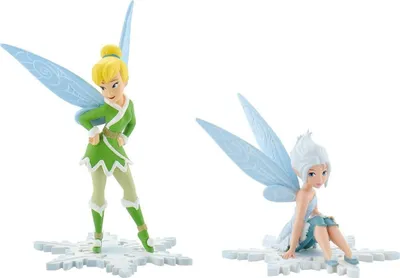 Produktbild von Bullyland Disneys Winterfee / Winterfairy 2er Set - Tinkerbell & Periwinkle