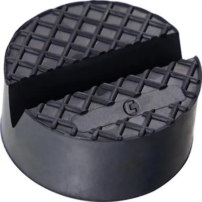 Image de cartrend support en caoutchouc pour cric noir