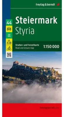 Produktbild von freytag & berndt Straßenkarte Steiermark 1:150.000