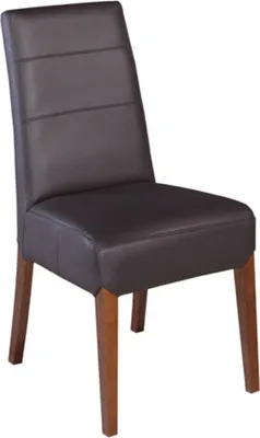Produktbild von Leder Massivholz Stuhl Esszimmerstuhl Designer Stühle Esszimmerstühle