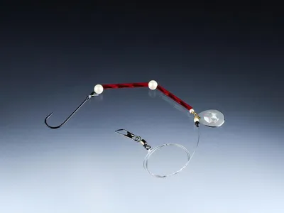 Produktbild von Balzer Plattfisch Rig mit Tremarellaröhrchen rot