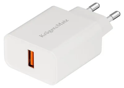 Image de Chargeur secteur Quick Charge 3.0 18W Kruger&Matz KM0851