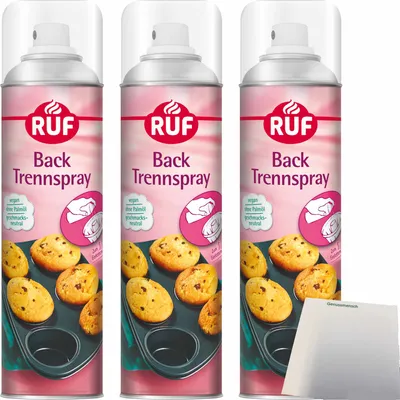 Produktbild von Ruf Backtrennspray 3er Pack (3x200ml Sprühflasche) + usy Block