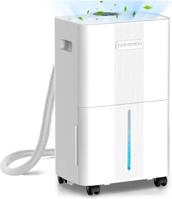 Produktbild von Geräuscharmer Luftentfeuchter – Feuchtigkeitsentferner – Bekämpfung von Feuchtigkeit – 8 Liter pro Tag – für Räume bis 120 m² – Weiß
