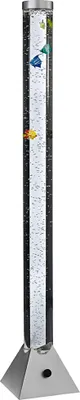 Produktbild von Reality Leuchten LED-Wassersäule R5073-47, Kunststoff klar, titanfarbig, Farbwechsler, 5-er Set Deko-Fische