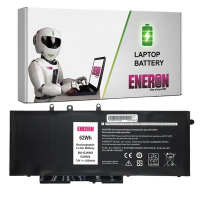 Image de Batterie pour ordinateur portable Eneron GJKNX 7,6 V 8200 mAh/62 Wh pour Dell Latitude 5280 5290 5480 5490 5580 5590