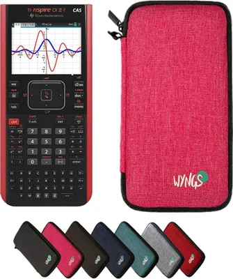 Produktbild von TI-Nspire CX II-T CAS inkl. WYNGS Schutztasche Pink - Grafikrechner - Basic Set