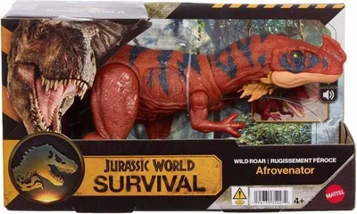 Produktbild von Jurassic World Survival Afrovenator Dino Sonore, Angriffs- und Brüllfunktion, Lichteffekte