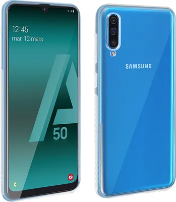 Produktbild von Avizar, 360° Schutz-Set: Hülle und Displayschutzfolie für Samsung Galaxy A50, Transparent