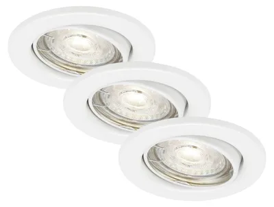 Productafbeelding van Briloner LED inbouwspots, 460 lm, wit, set van 3. 3x LED/GU10/49W (7050-036)