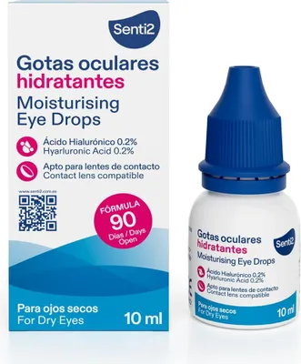 Zdjęcie produktu dla Senti2 Nawilżające krople do oczu 0,2h 10 ml