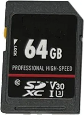 Produktbild von 1x Speicherkarte SDXC 64 GB Class 10