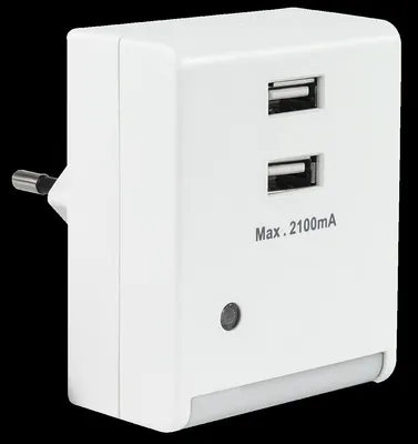 Produktbild von REV 0020810102, Stecker-Nachtlicht, Weiß, AC, 230 V, 50 Hz, 230 V