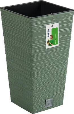 Produktbild von Blumentopf Pflanzkübel FURU Square Balkonkasten Blumenkübel Grün 11 L