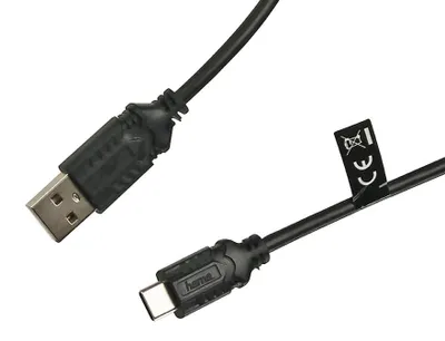 Obrázok produktu pre Hama 00054461, 0,75 m, USB A, Micro-USB A, ierna