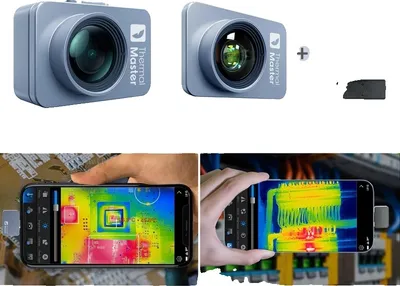 Produktbild von P2 WŠrmebildkamera, 256 _ 192 IR Auflšsung, Messbereich von -4_ bis 1112_, P2proiPhone